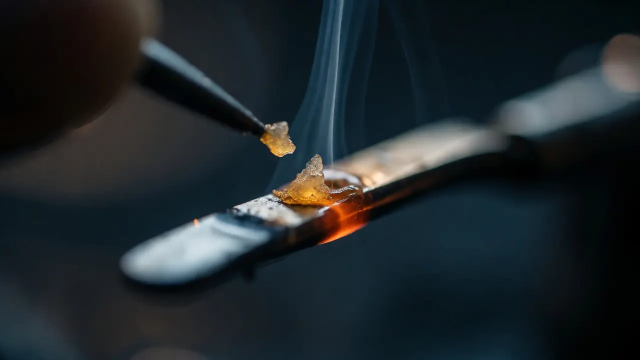 Dabbing při nízké teplotě s jemnou párou z koncentrátu