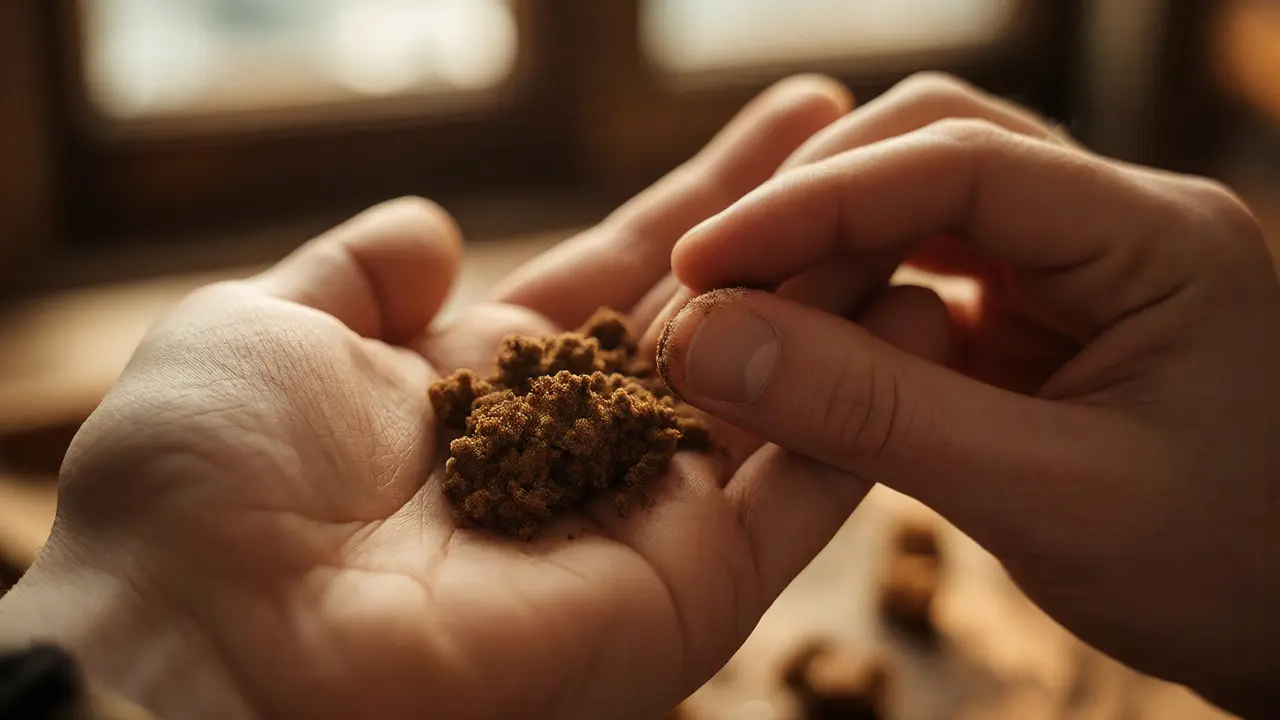 Jak poznat kvalitní CBD hash? Průvodce texturou, vůní a účinky